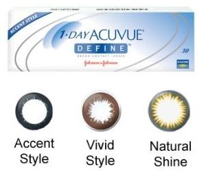 1 Day Acuvue Define Natural Shine 30 Pack 1day http://www.ContactsCow.com 1day 1 Day Acuvue Define Natural Shine 30 Pack