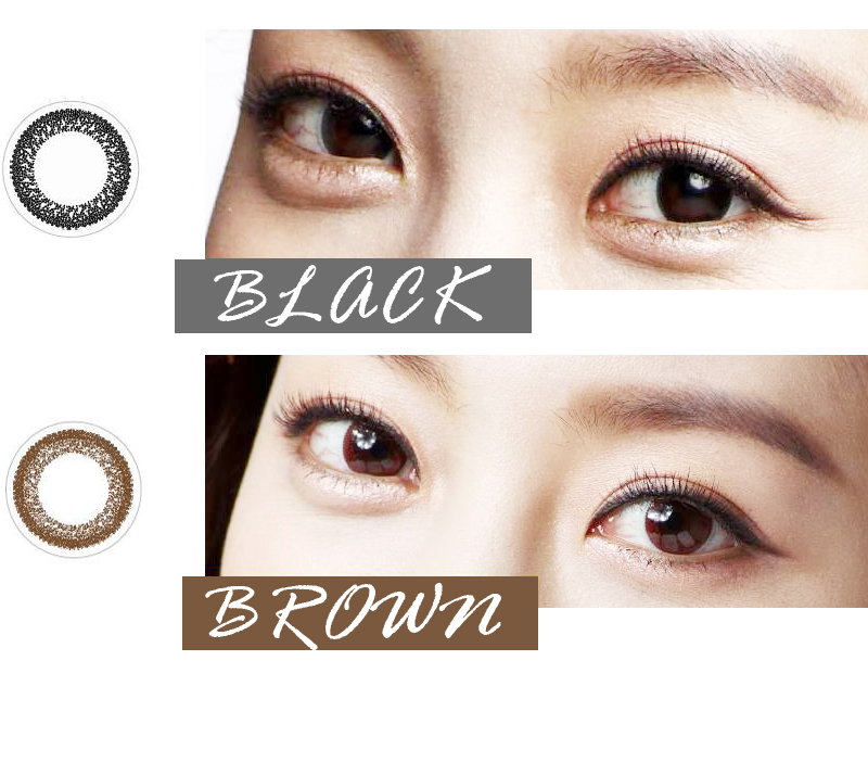 Naturelle Black Brown contacts lens Photo Naturelle Contact Lenses  