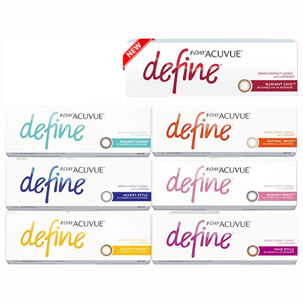 define new 1 Day Acuvue Define 30 Pack (Radiant Series)  