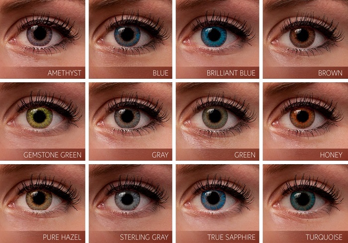 Freshlook Colorblends Color Chart