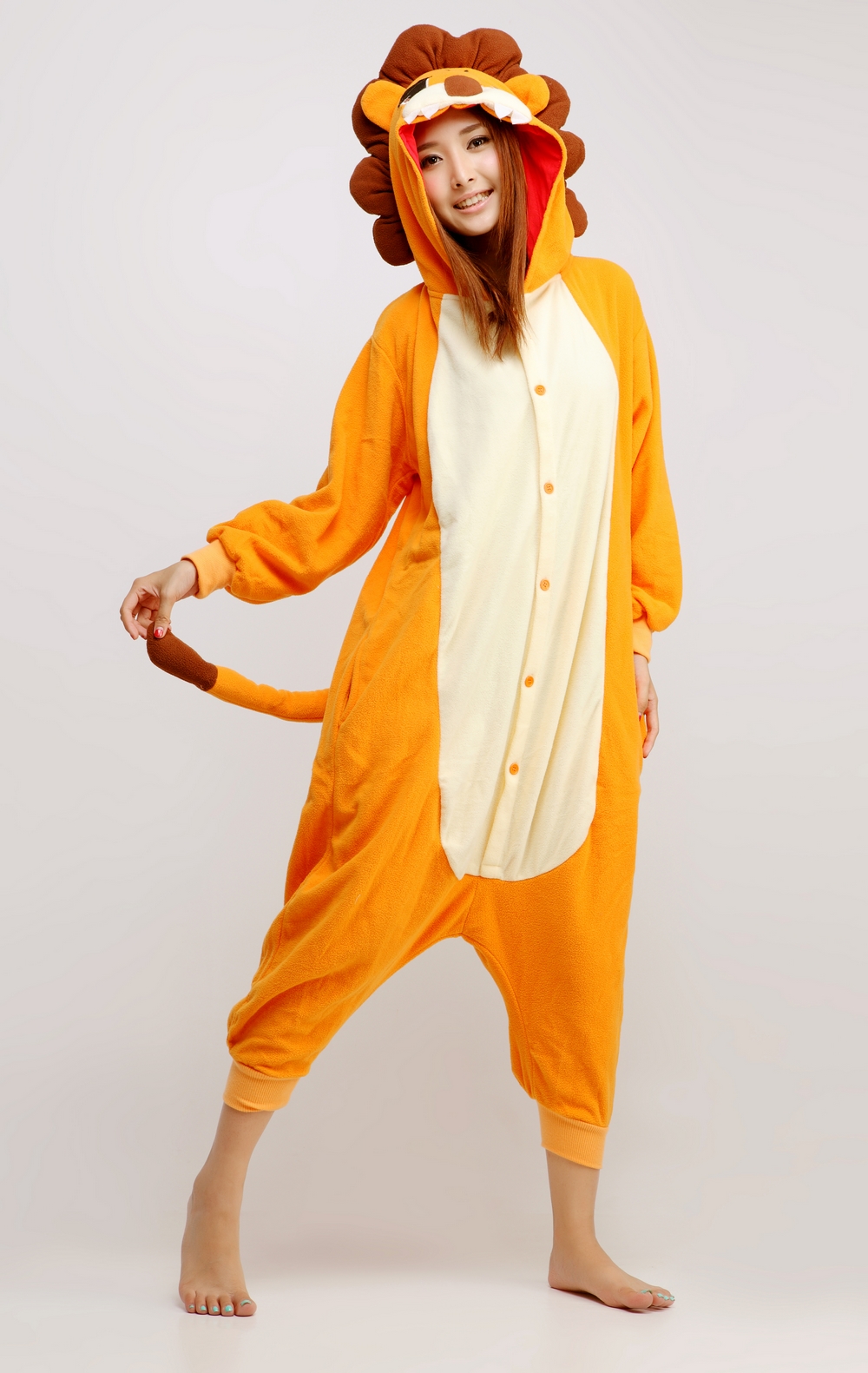 Lion Adult Kigurumi Onesie | Contacts Cow